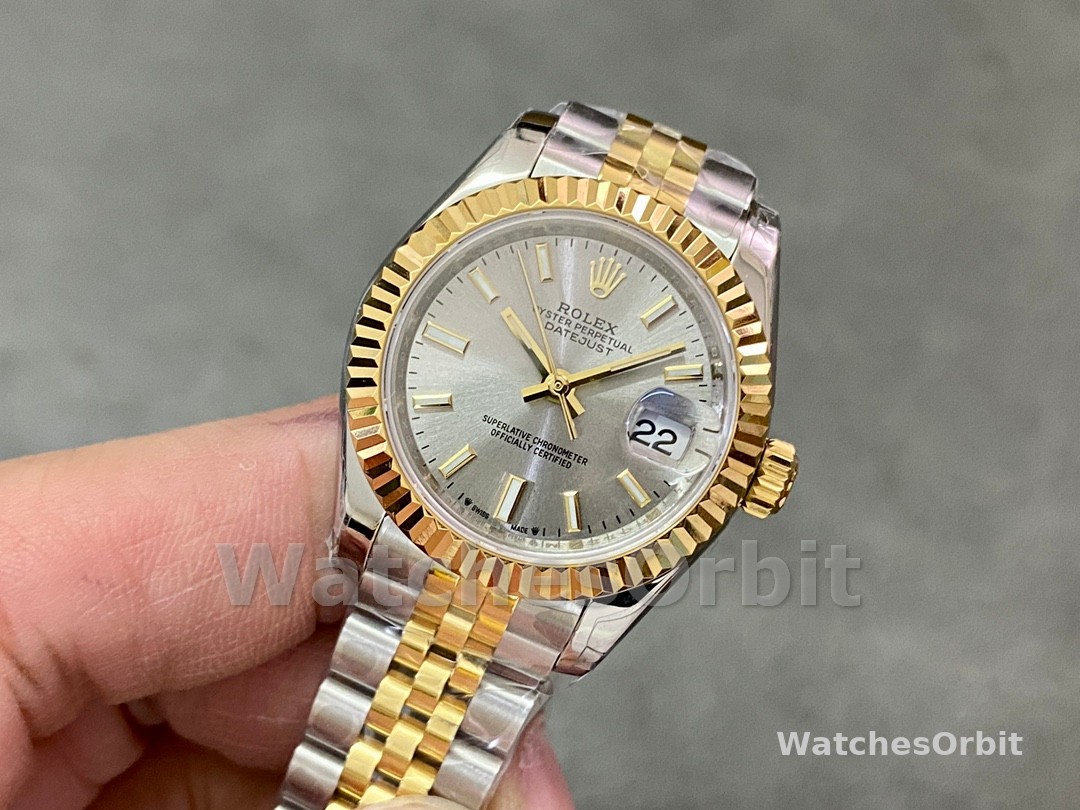 Rolex Datejust 28mm 279173 0019 Silver Index Dial Fluted Bezel 28mm Lady Replica Watch