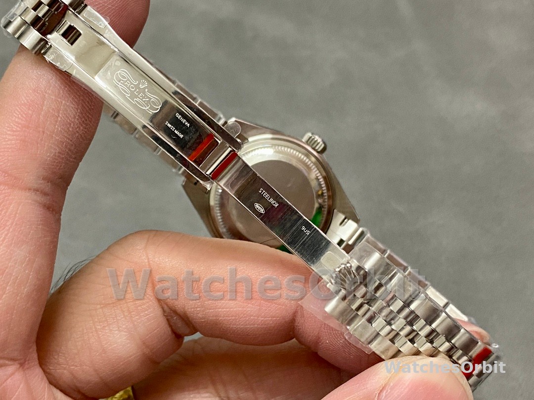 Rolex Datejust 28mm White Gold Silver Diamond President 279139rbr 0003 Women's Watch