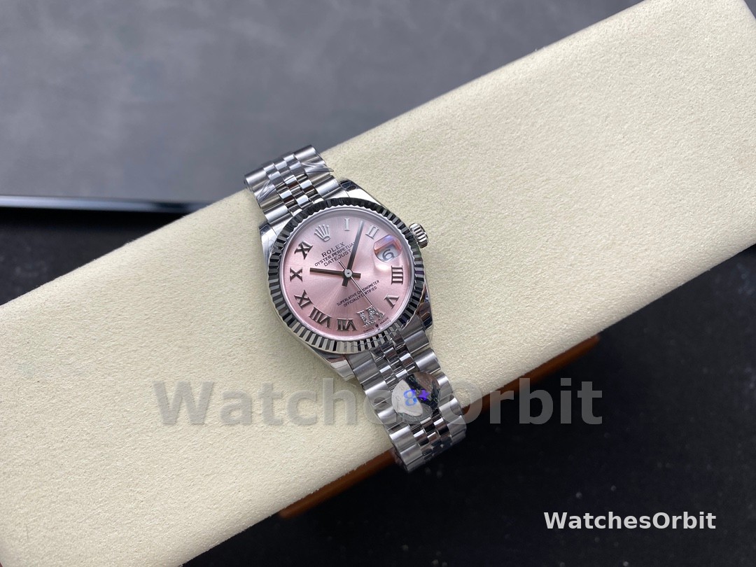Rolex Datejust 31 Pink Dial Diamond VI 278274 0024 Women's Watch
