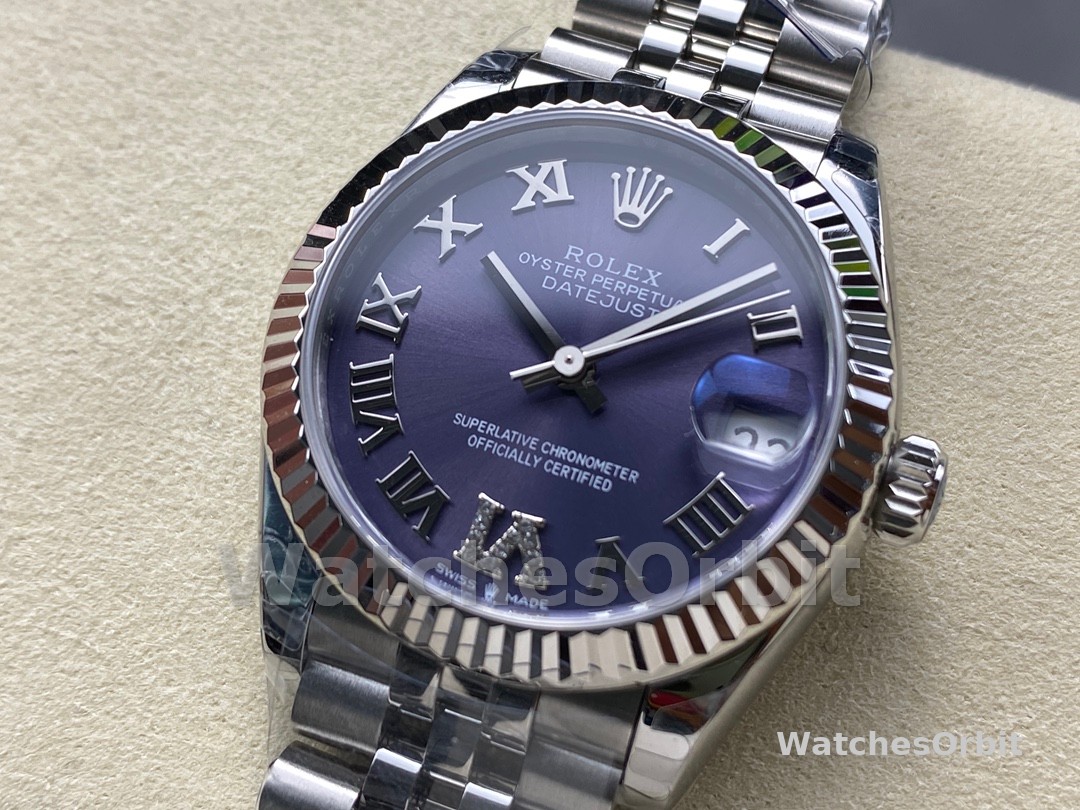 Rolex Datejust 31 Purple Dial Jubilee Bracelet 278274 0026 Women's Watch
