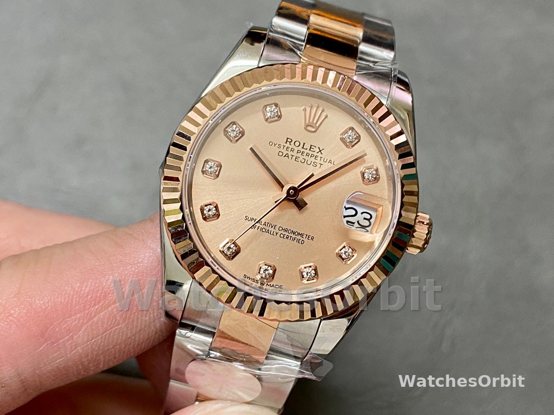 Rolex Datejust 31 Rose Diamond Dial 278271 0023 Women's Watch