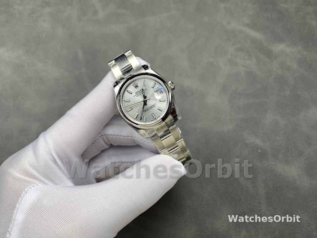 Rolex Datejust 31 Silver Dial Domed Bezel 278240 0005 Women's Watch