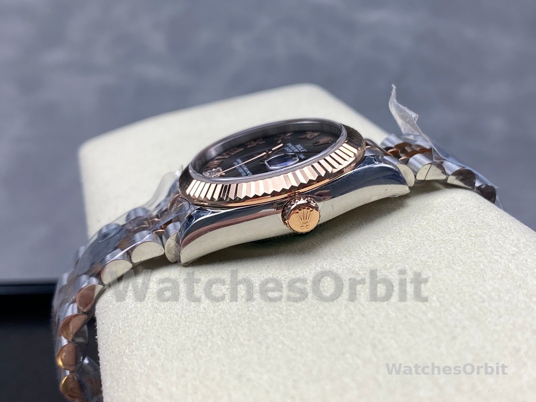Rolex Datejust 31 Slate Grey Dial Diamond VI 278271 0030 Women's Watch