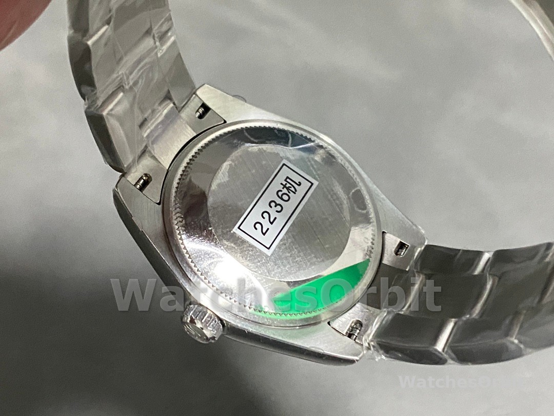 Rolex Datejust 31 Stainless Steel and White Gold Azzuro-Blue-Floral-Motif Diamond Dial m278274-0035