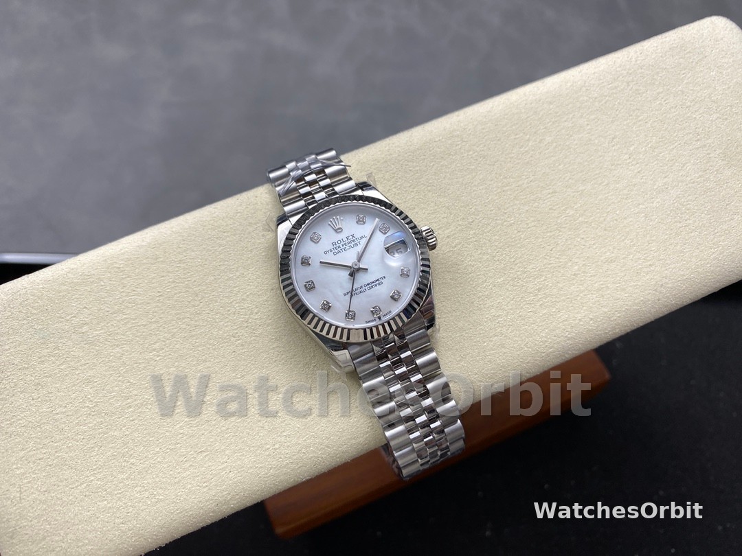 Rolex Datejust 31 Steel & 18K White Gold 278274 0006 Women's Watch