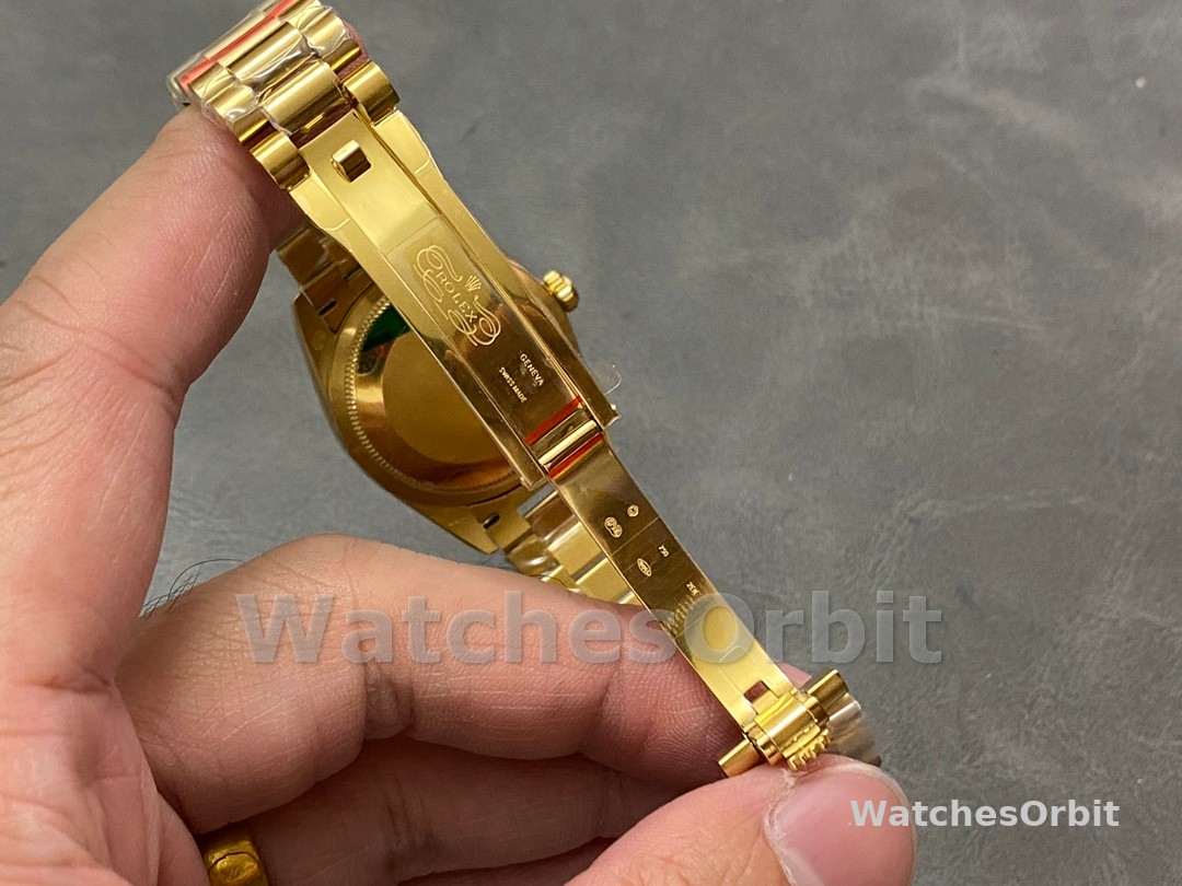 Rolex Datejust 31 Yellow Gold Green Dial m278278 0030 Women's Watch