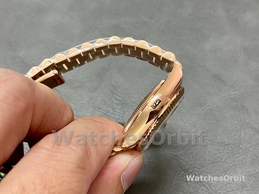 Rolex Datejust 31mm Chocolate Dial Diamond Markers m278275 0010 Women's Watch