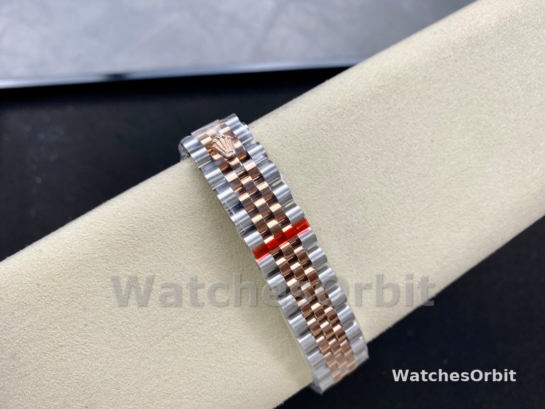 Rolex Datejust 31mm Stainless Steel and Rose Gold m278241 0030 Rhodium Roman VI Jubilee