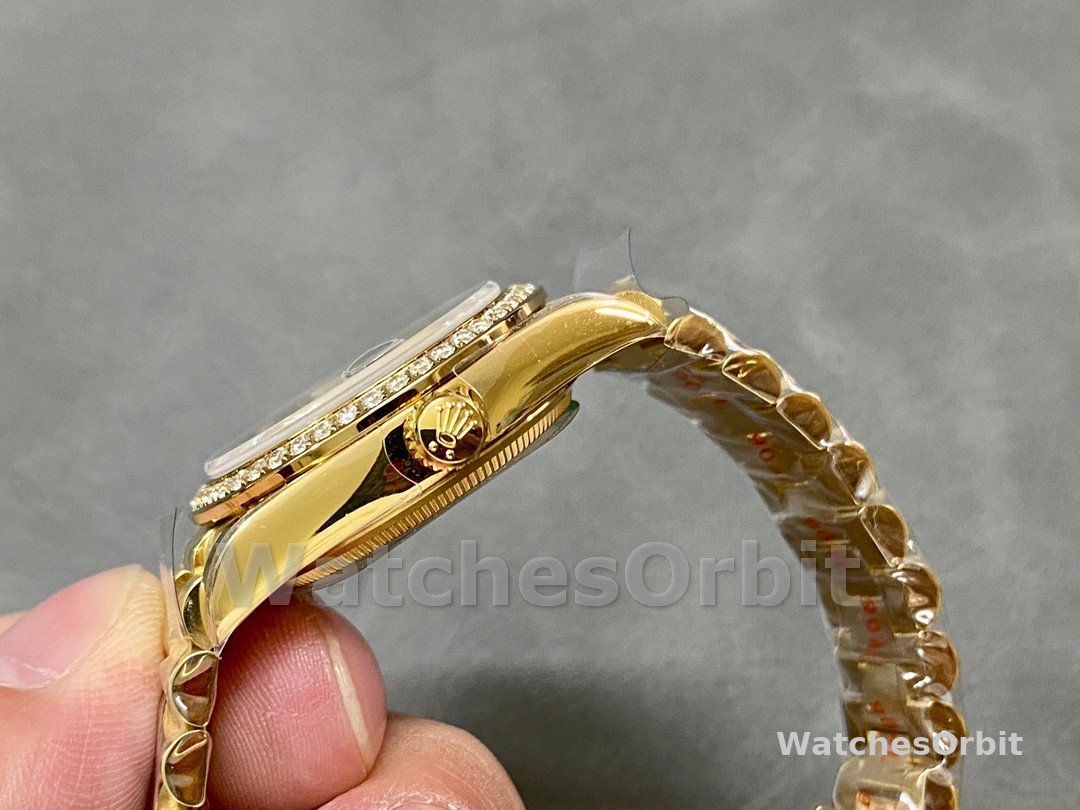 Rolex Datejust 31mm Yellow Gold Black Dial 178288 0011 Ladies Watch