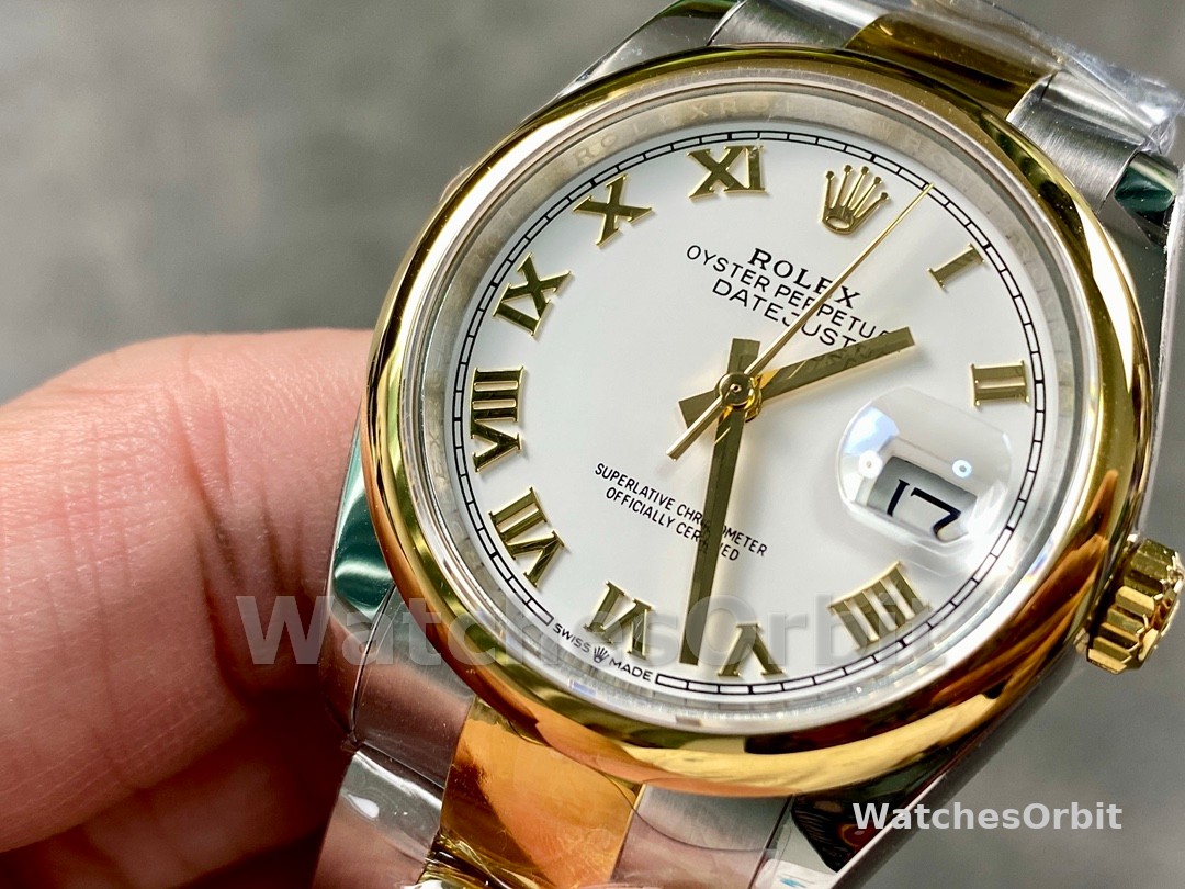 Rolex Datejust 36 White Dial Roman Numerals 126203 0030 Replica Watch