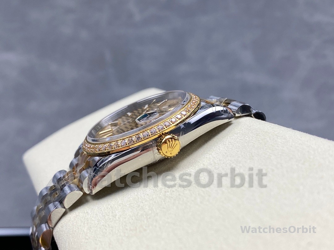 Rolex Datejust 36mm Stainless Steel and Yellow Gold 126283RBR Champagne Index Jubilee