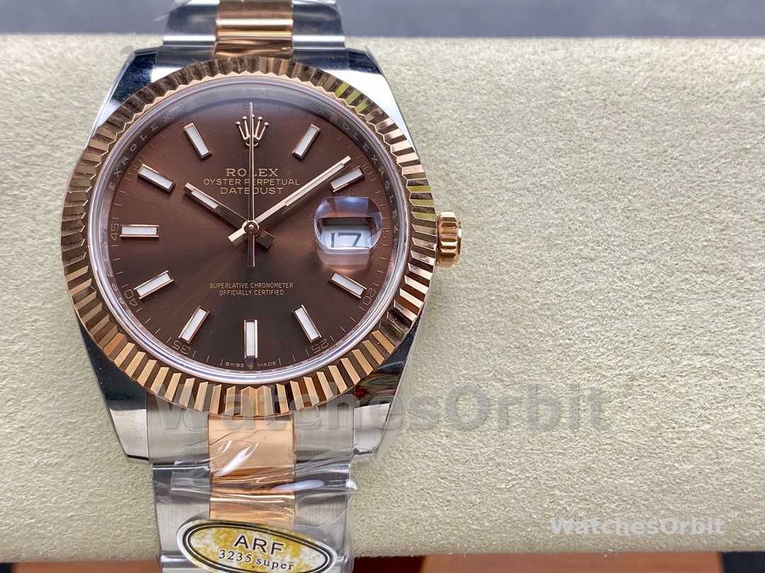 Rolex Datejust 41 Everose Gold Automatic 126331 0001 Chocolate Men's Watch