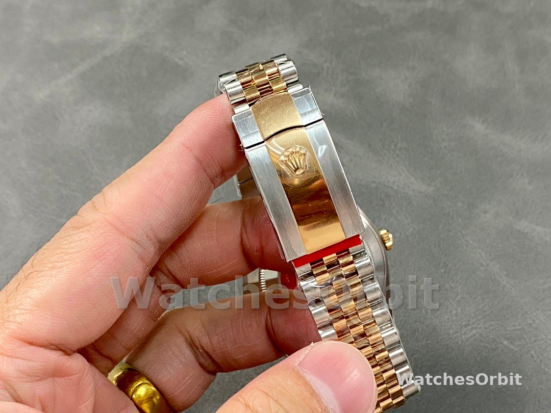 Rolex Datejust 41 Everose Gold Oystersteel Grey Dial m126331 0016