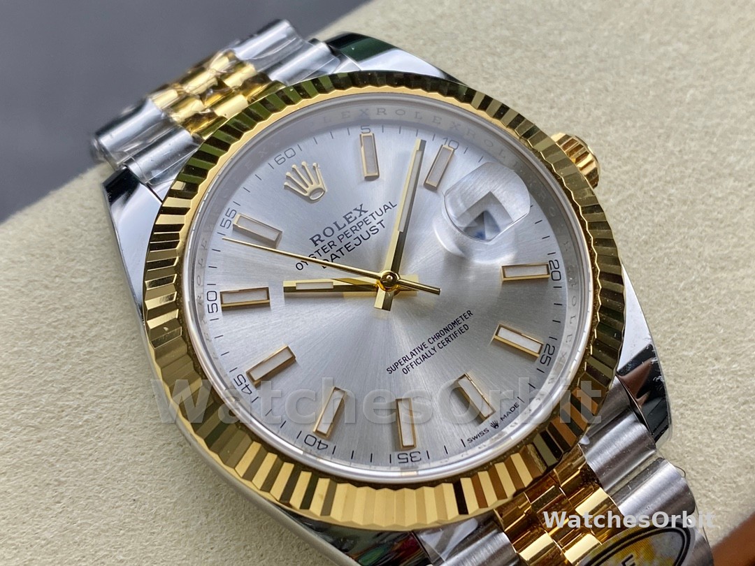 Rolex Datejust 41 Jubilee Bracelet Silver Dial M126333 0002 Men's Watch