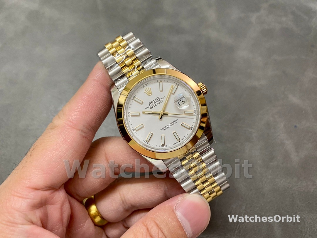 Rolex Datejust 41 m126303 0015 Two Tone White Dial Men's Watch