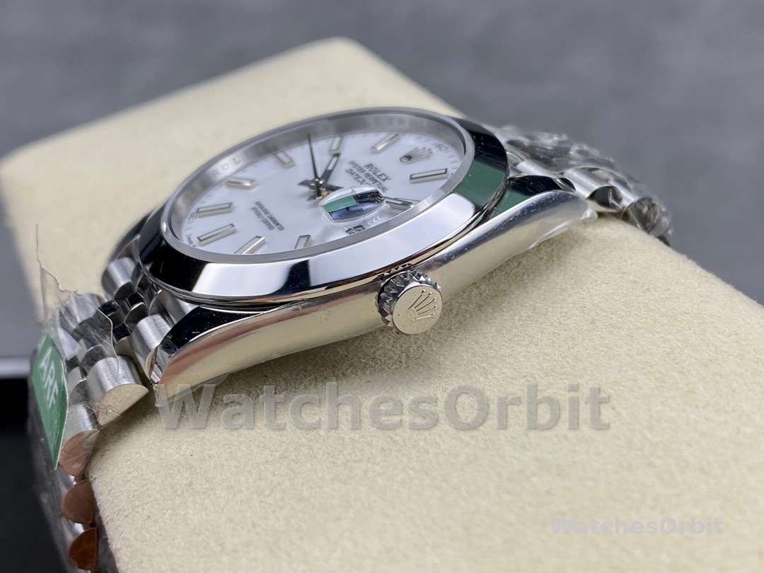 Rolex Datejust 41mm Stainless Steel 126300 0006 White Index Jubilee