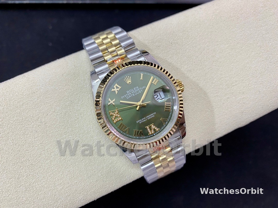 Rolex Datejust m126233 0025 Olive Green Dial 36MM Unisex Replica Watch