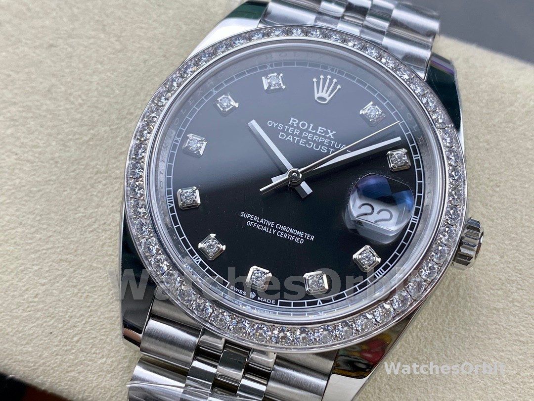 Rolex Datejust Stainless Steel 126284RBR 0019 Black Diamond Jubilee