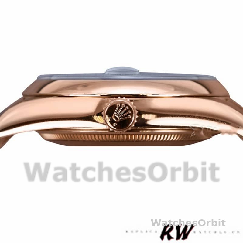 Rolex Day-Date 118205 Rose Gold Chocolate Dial 36mm Unisex Replica Watch