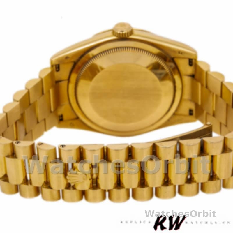 Rolex Day-Date 118208 Champagne Dial Roman Numerals 36mm Unisex Replica Watch