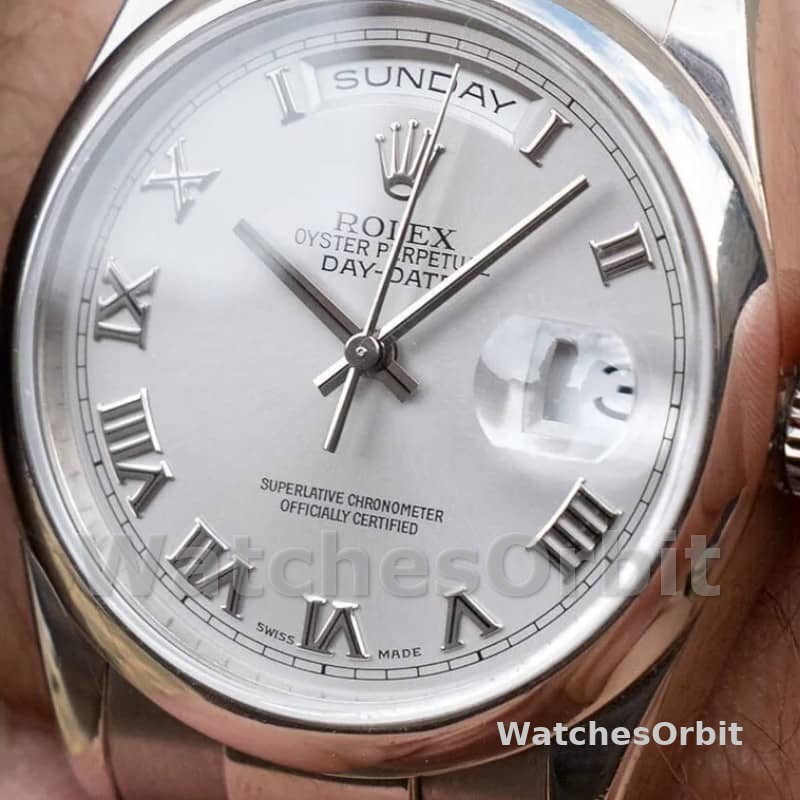 Rolex Day-Date 118209 White Dial 36mm Unisex Replica Watch