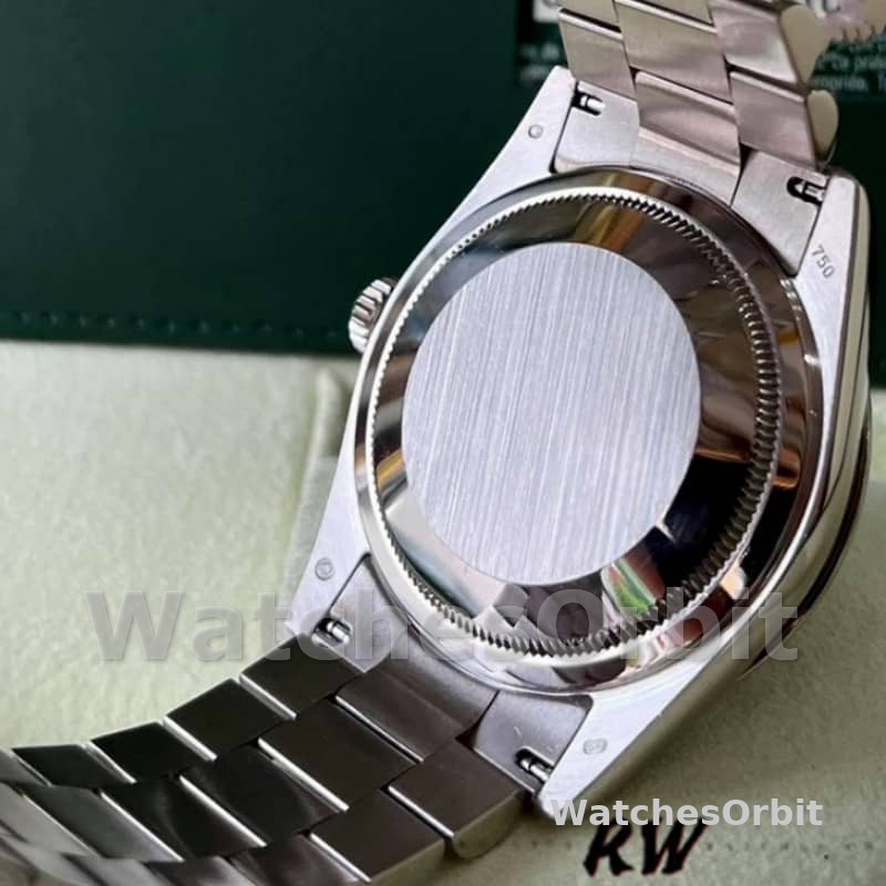 Rolex Day-Date 118209 White Gold Jubilee Chocolate Brown Dial 36mm Unisex Replica Watch