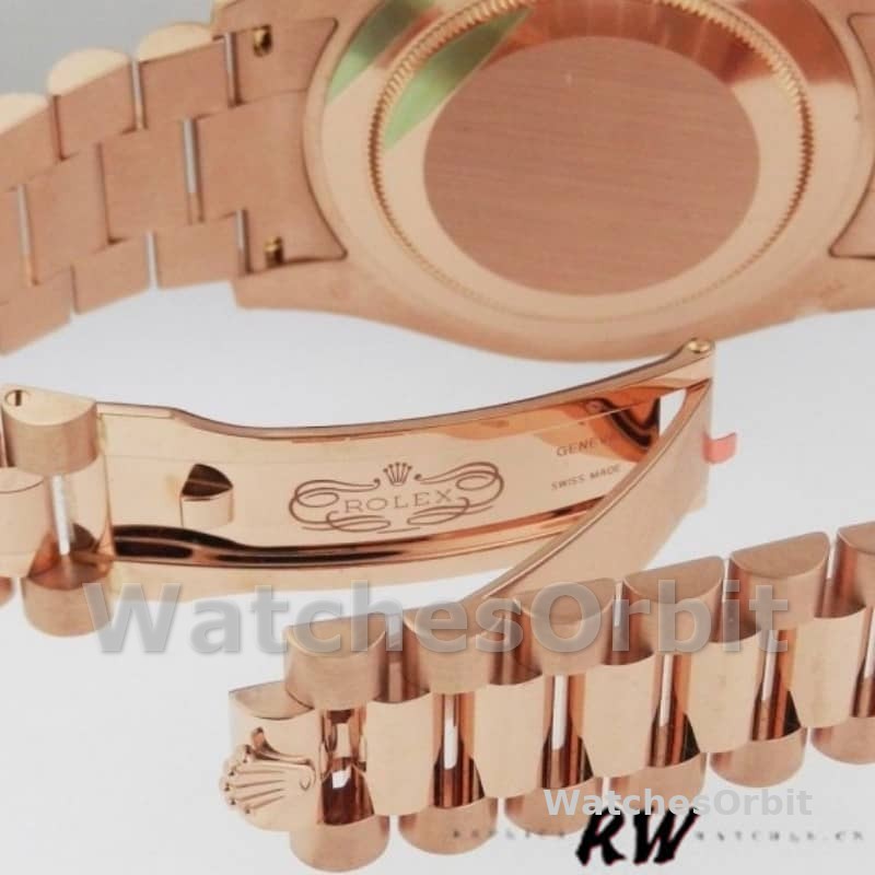 Rolex Day-Date 118235 Rose Champagne Roman Dial 36mm Unisex Replica Watch
