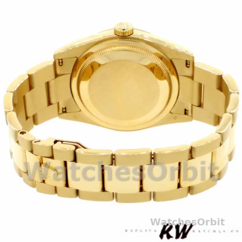Rolex Day-Date 118238 Arabic Numeral Wave Champagne Dial 36mm Unisex Replica Watch