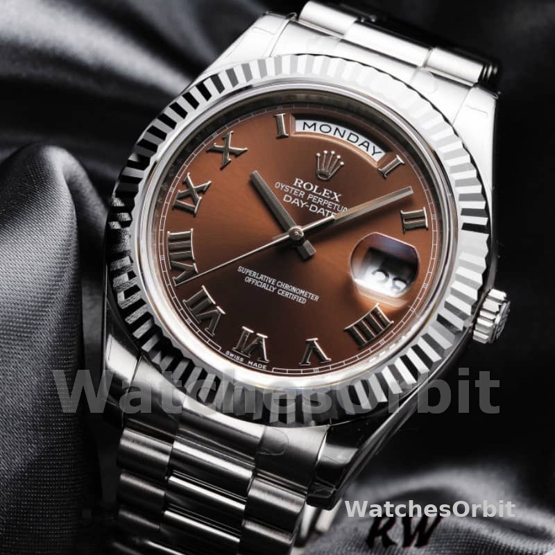 Rolex Day-Date 118239 Chocolate Brown Dial 36mm Unisex Replica Watch
