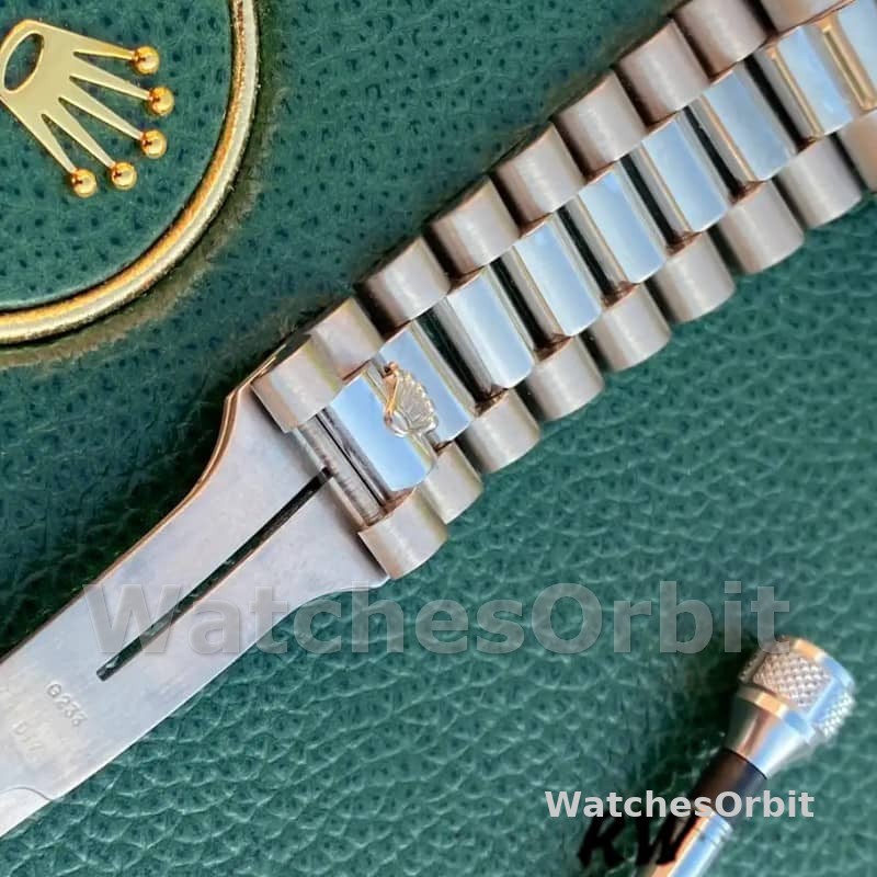 Rolex Day-Date 118239 Roman Numeral White Dial 36mm Unisex Replica Watch
