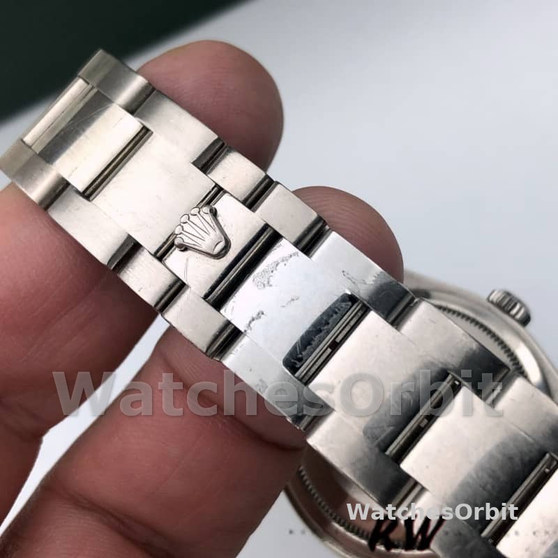 Rolex Day-Date 118239 White Gold White Roman Numeral Dial 36mm Unisex Replica Watch