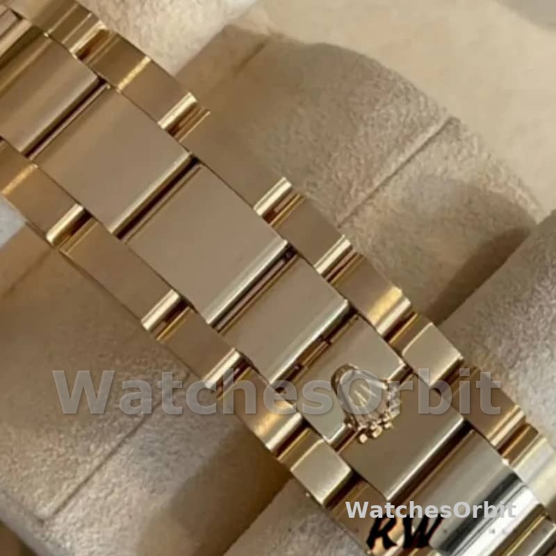 Rolex Day-Date 118388 White MOP Diamond Dial 36MM Unisex Replica Watch