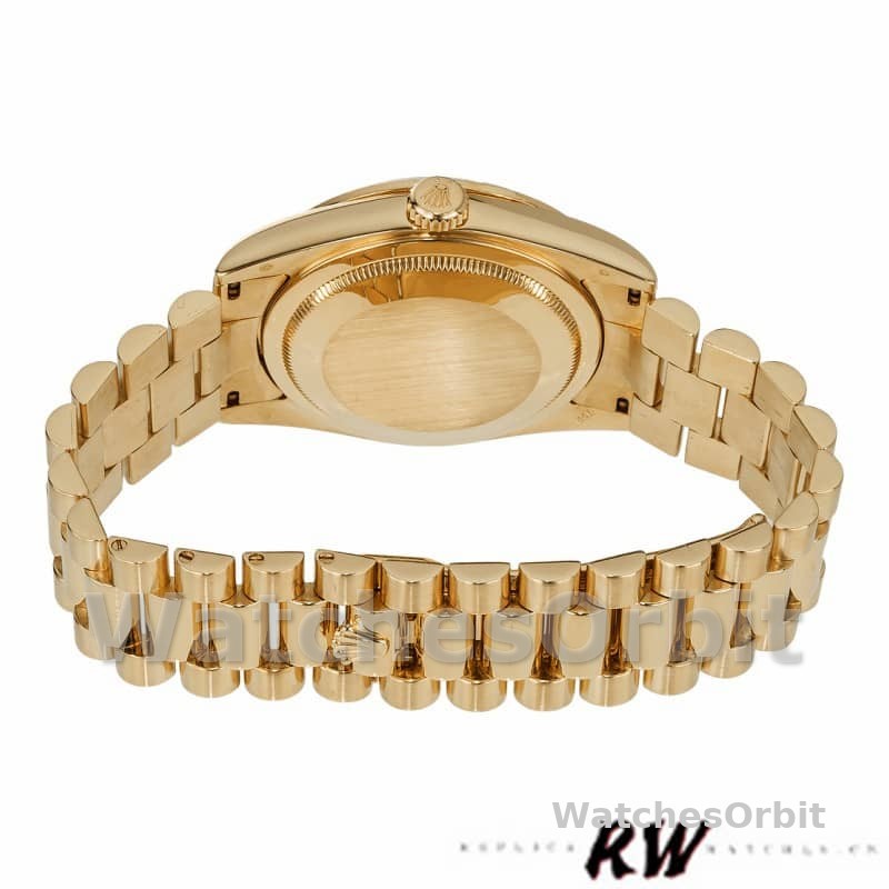 Rolex Day-Date 118388 Yellow Gold Champagne Dial 36MM Unisex Replica Watch
