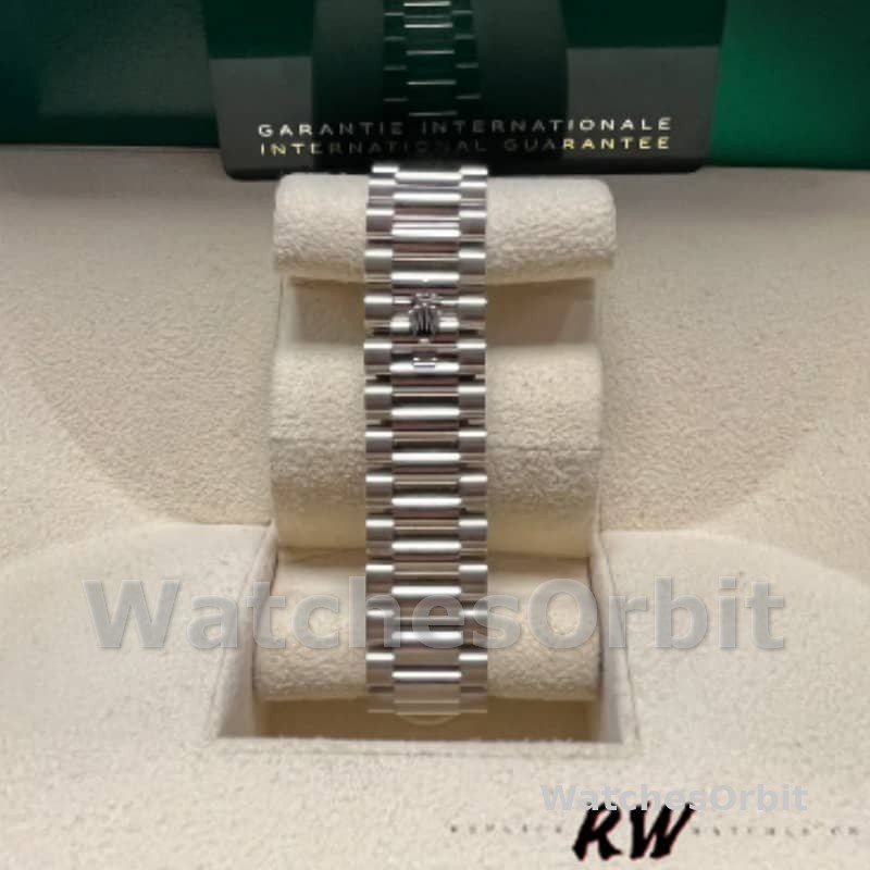 Rolex Day-Date 128349RBR Pink Opal Dial Diamond Bezel 36MM Unisex Replica Watch
