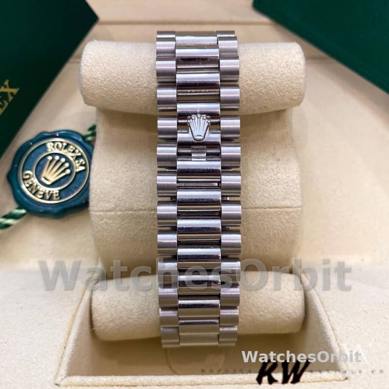 Rolex Day-Date 228206 Ice Blue Dial Platinum 40MM Mens Replica Watch