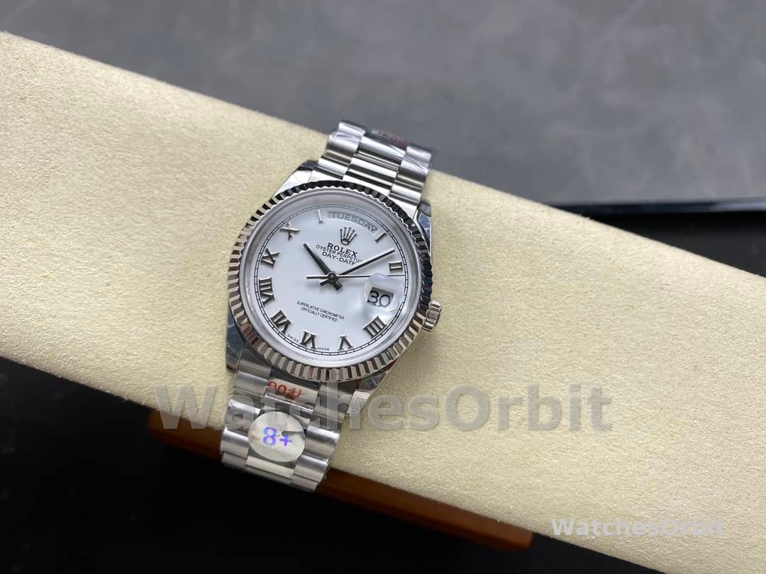 Rolex Day Date 36 White Dial Platinum President Bracelet m128236 0017