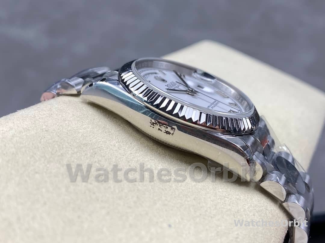 Rolex Day Date 36 White Dial Platinum President Bracelet m128236 0017