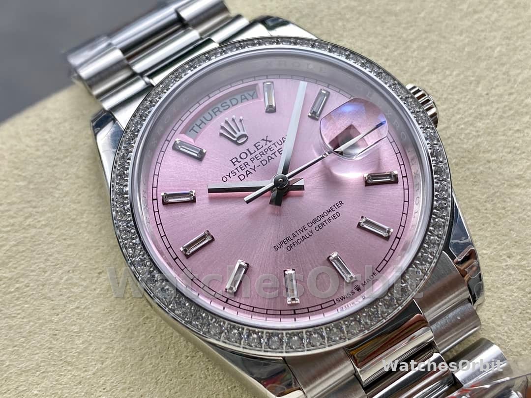 Rolex Day Date President 36mm White Gold President Bracelet 128349rbr 0053