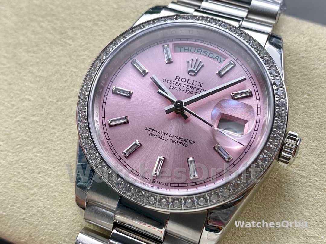 Rolex Day Date President 36mm White Gold President Bracelet 128349rbr 0053