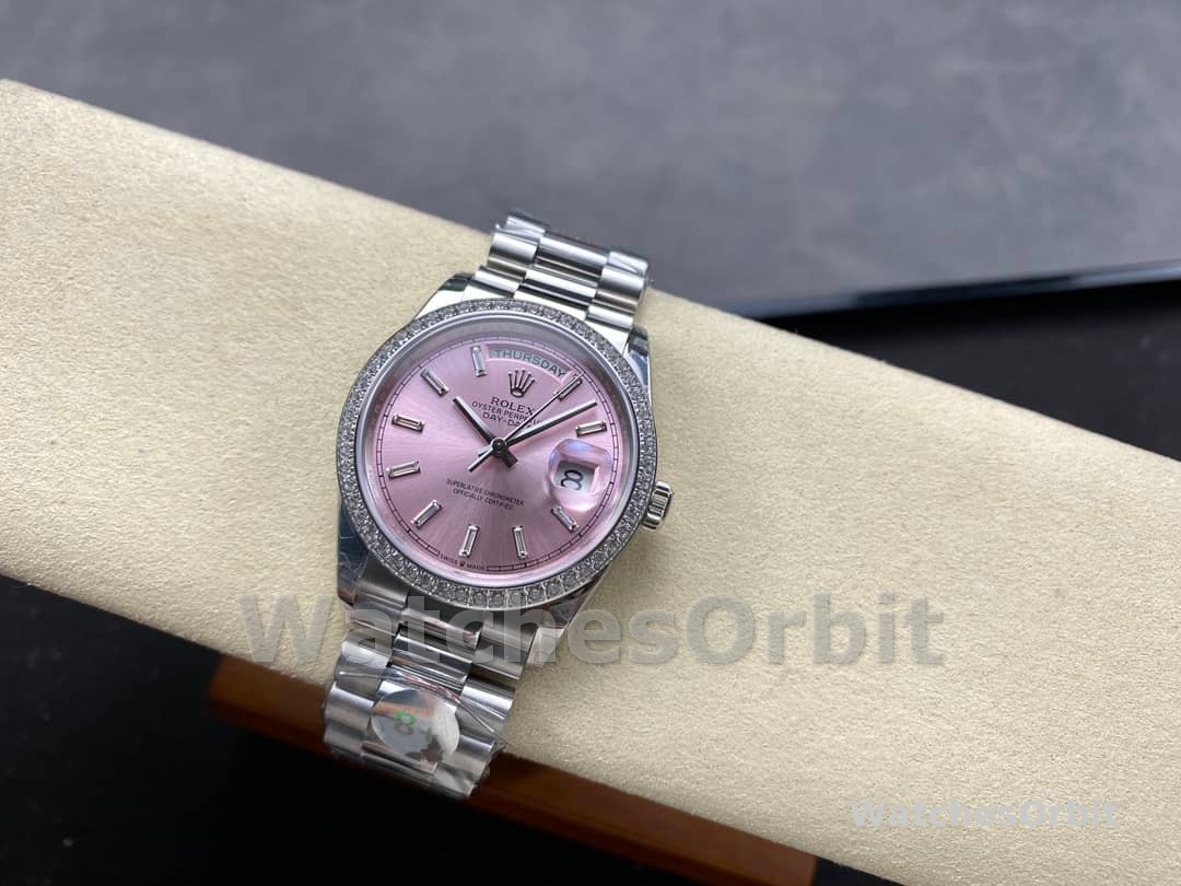 Rolex Day Date President 36mm White Gold President Bracelet 128349rbr 0053