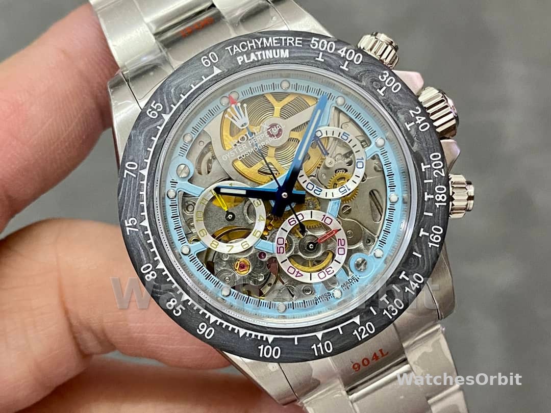 Daytona Daytona Artisans De Geneve Carbon Fiber Bezel Colorful Skeleton Dial 116500LN