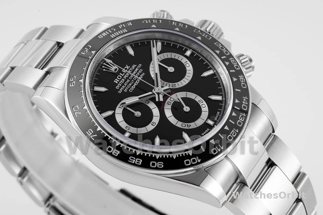 Rolex Cosmograph Daytona 116500LN Ceramic Bezel Black Dial 40mm Mens Replica Watch