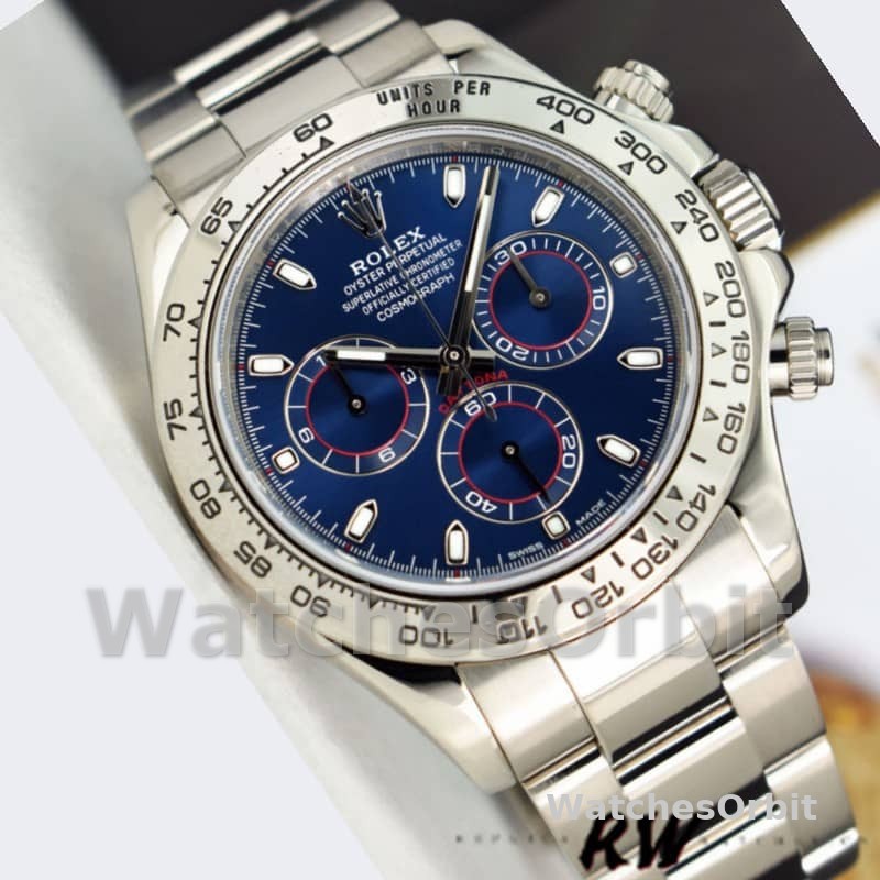 Rolex Cosmograph Daytona 116509 Blue Index Dial 40MM Mens Replica Watch