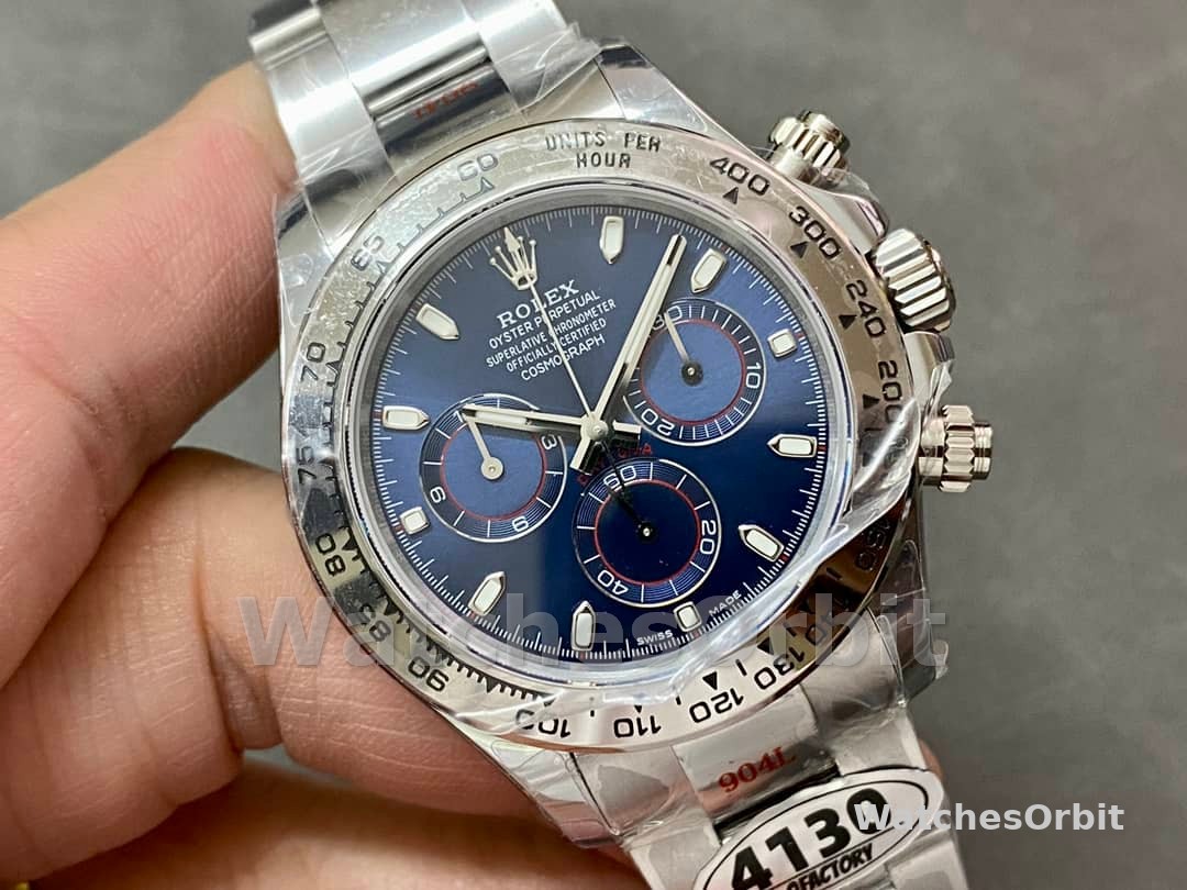 Rolex Cosmograph Daytona 116509 Blue Index Dial 40MM Mens Replica Watch