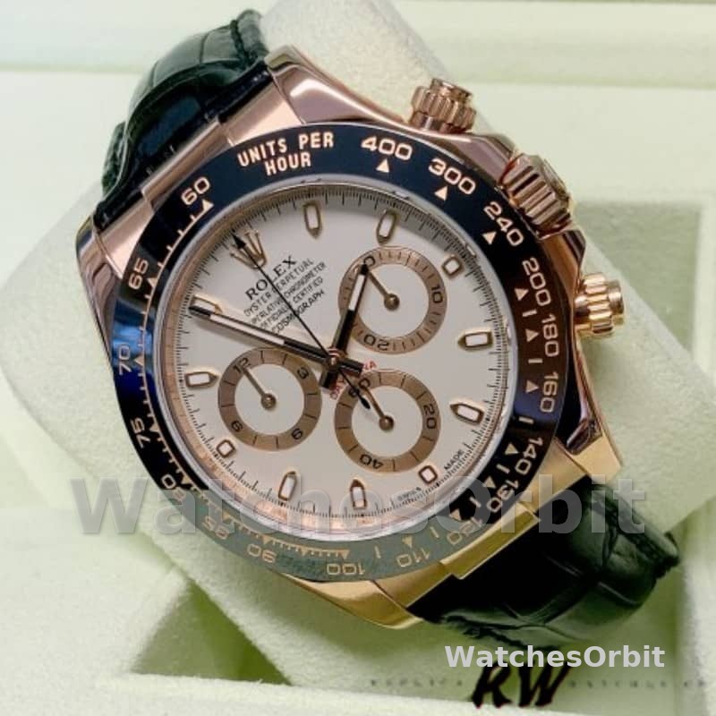 Rolex Cosmograph Daytona 116515 Ivory Dial 40mm Mens Replica Watch