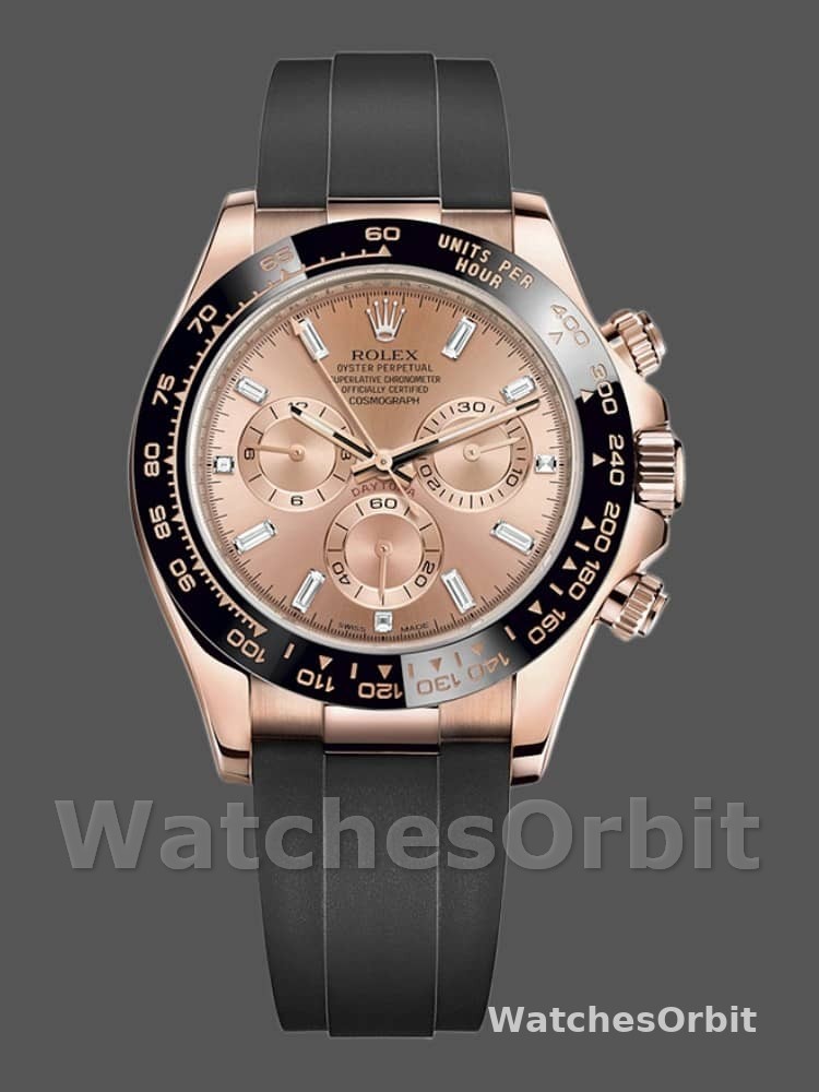 Rolex Cosmograph Daytona 116515LN Everose Gold Pink Dial 40mm Mens Replica Watch
