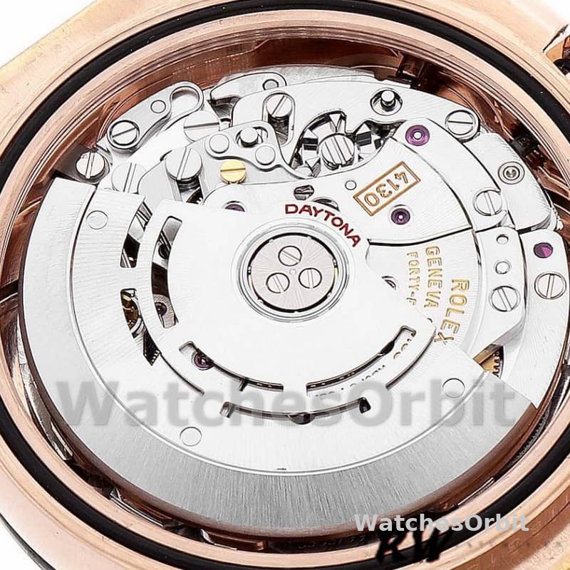 Rolex Cosmograph Daytona 116515LN Leather strap Pink Dial 40mm Mens Replica Watch