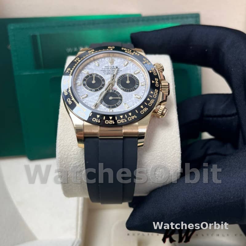 Rolex Cosmograph Daytona 116518LN Meteorite and Black Index Dial 40mm Mens Replica Watch