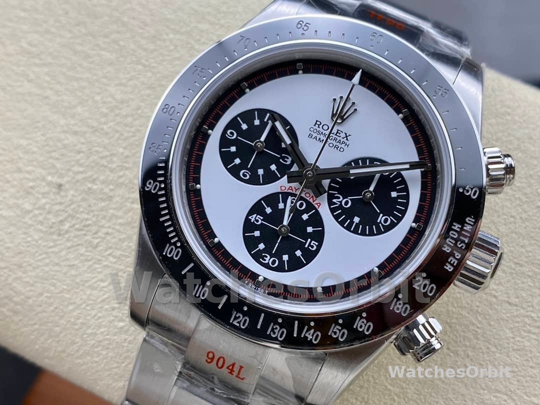 Rolex Cosmograph Daytona 116520 Bamford Paul Newman White Dial Steel 40mm Men's Watch