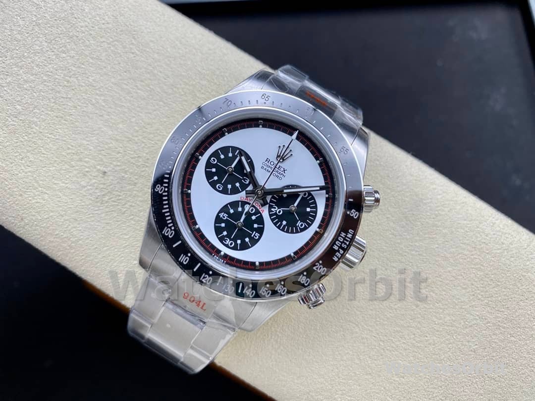 Rolex Cosmograph Daytona 116520 Bamford Paul Newman White Dial Steel 40mm Men's Watch